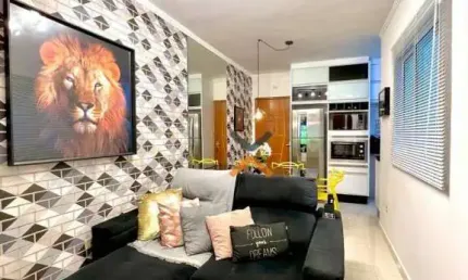 Cobertura com 2 dormitórios, 80 m² - venda por r$ 399.000,00 ou aluguel por r$ 2.712,50/mês - vila linda - santo andré/sp