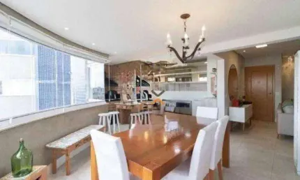 Apartamento com 3 dormitórios à venda, 126 m² por r$ 1.430.000,00 - vila scarpelli - santo andré/sp