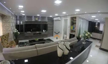Apartamento com 3 dormitórios à venda, 128 m² por r$ 1.400.000,00 - centro - santo andré/sp