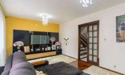 Sobrado com 3 dormitórios sendo 1 suíte, 3 banheiros, 6 vagas, na vila eldizia - santo andré.
