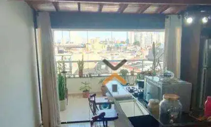 Cobertura com 2 dormitórios à venda, 108 m² por r$ 555.000,00 - jardim ocara - santo andré/sp