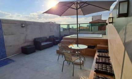 Cobertura com 2 dormitórios à venda, 150 m² por R$ 895.000,00 - Vila Valparaíso - Santo André/SP