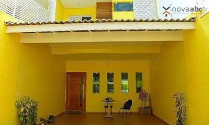 Sobrado com 3 dormitórios para alugar, 215 m² por R$ 5.320,00/mês - Parque das Nações - Santo André/SP