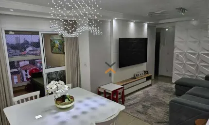 Apartamento com 3 dormitórios à venda, 82 m² por R$ 650.000,00 - Vila Guiomar - Santo André/SP
