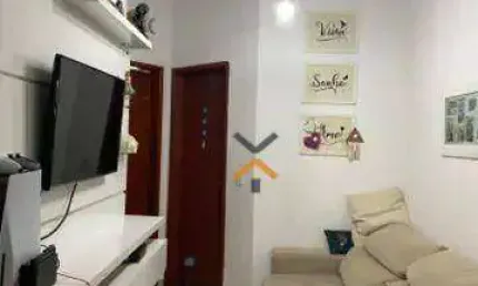 Apartamento com 2 dormitórios à venda, 50 m² por R$ 371.000,00 - Vila Scarpelli - Santo André/SP