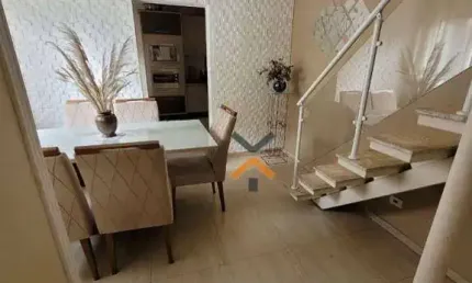 Sobrado com 3 dormitórios à venda, 108 m² por R$ 690.000,00 - Vila Alzira - Santo André/SP