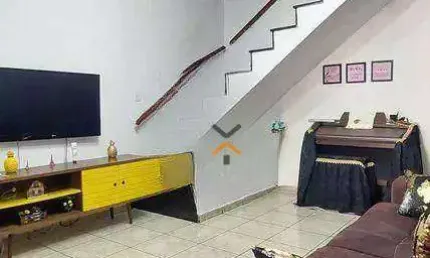 Sobrado com 3 dormitórios à venda, 210 m² por R$ 680.000,00 - Vila Camilópolis - Santo André/SP
