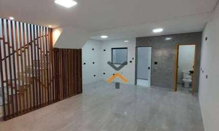 Sobrado com 3 dormitórios à venda, 142 m² por R$ 660.000,00 - Jardim das Maravilhas - Santo André/SP