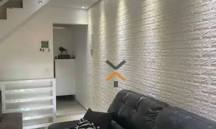 Sobrado com 3 dormitórios à venda, 130 m² por R$ 597.000,00 - Jardim Santo Antônio - Santo André/SP