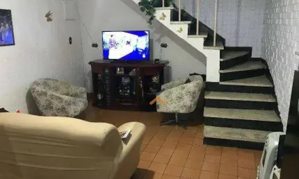 Sobrado à venda, 113 m² por R$ 350.000,00 - Vila Sacadura Cabral - Santo André/SP