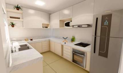 Apartamento com 2 dormitórios à venda, 58 m² por R$ 357.200,00 - Parque das Nações - Santo André/SP