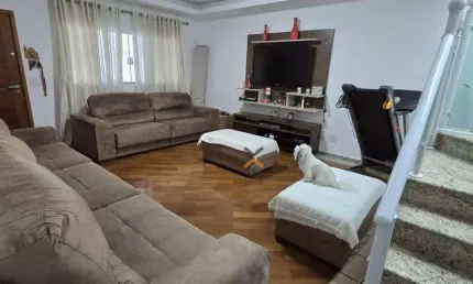 Sobrado com 3 dormitórios à venda, 162 m² por R$ 800.000,00 - Vila Floresta - Santo André/SP