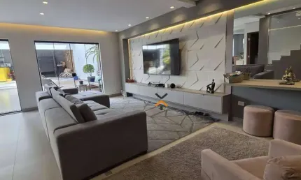 Sobrado com 3 dormitórios à venda, 333 m² por R$ 1.350.000 - Vila Aquilino - Santo André/SP