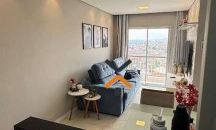 Apartamento com 2 dormitórios à venda, 54 m² por R$ 393.000,00 - Vila Humaitá - Santo André/SP