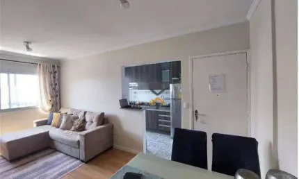 Apartamento com 1 dormitório, 46 m² - venda por R$ 275.000,00 ou aluguel por R$ 2.275,00/mês - Taboão - São Bernardo do Campo/SP