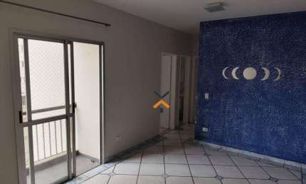 Apartamento com 3 dormitórios para alugar, 66 m² por R$ 3.114,88/mês - Planalto - São Bernardo do Campo/SP