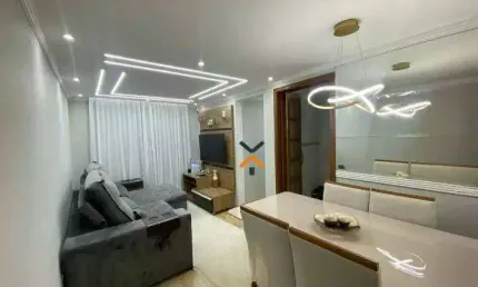 Apartamento com 2 dormitórios à venda, 50 m² por r$ 320.000,00 - parque erasmo assunção - santo andré/sp