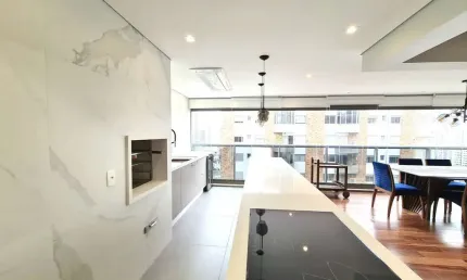 Apartamento para Venda em São Paulo, Campo Belo, 3 dormitórios, 3 suítes, 5 banheiros, 4 vagas