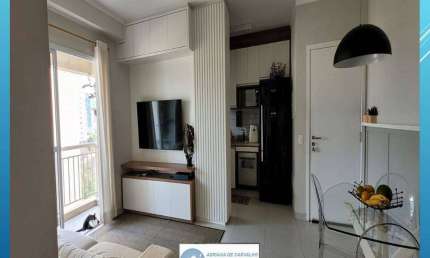 ✅ Apartamento com 1 dormitório , varanda  Cond. Hit Alphaville