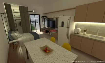 Kitnets studios de 24 a 30 m2 , 1 dormitório, cozinha , banheiro, sem garagem, no jardim marajoara