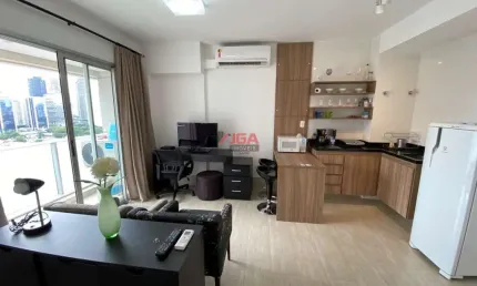 Apartamento para locação, tipo studio na chacára santo antonio, condomínio edifício add nova berrini