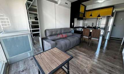 Apartamento novo para locação, mobiliado e equipado, Nunca habitado, na Chacará Santo Antônio, na Zona Sul de São Paulo
