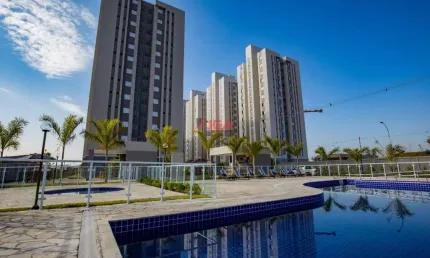 Apartamento à venda em Hortolândia-SP, Jardim São Bento: 2 quartos, 1 suíte, 1 sala, 2 banheiros, 1 vaga de garagem, 53m².