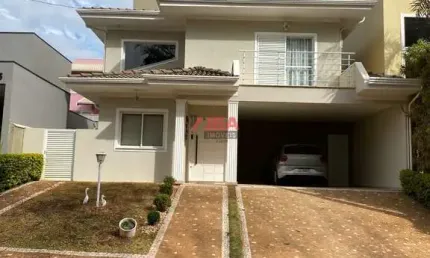 Sobrado de Luxo em Condomínio Jacarandás : 4 Quartos, 3 Suítes, 5 Banheiros - Paulínia-SP, Betel - 224m² - Venda