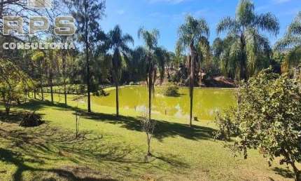 Chácara - Haras com casa Sede com 5 dormitórios, Lago para venda