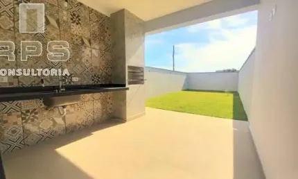 Casa com 3 quartos suítes no Jardim dos Pinheiros em Atibaia, 146m² de área construída, churrasqueira, quintal gramado com estrutura para piscina!