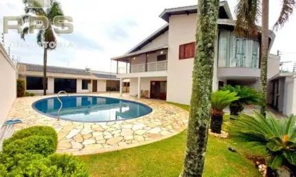 Casa à venda no Jardim Paulista em Atibaia, 4 quartos suites, edícula, piscina, churrasqueira, quintal amplo, ar condicionado,  aquecimento solar!