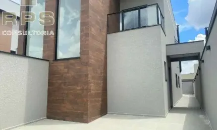 Sobrado novo à venda com 03  quartos sendo 3 suítes, 01 com varanda e vista para a pedra grande, ampla sala, área gourmet com churrasqueira e piscina!