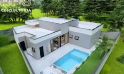 Lançamento Reserva São Nicolau : A/C 229 m². Casa com 3 suítes, salas de estar e jantar, pé direito duplo e conceito aberto integrando área gourmet