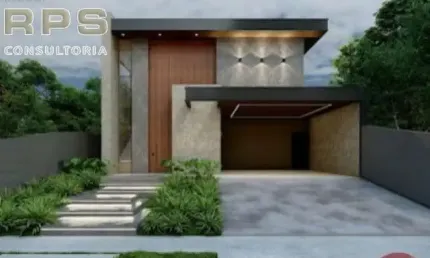 Lançamento Reserva São Nicolau : A/C 245 m². Casa com 4 suítes, salas de estar e jantar, pé direito duplo e conceito aberto integrando área gourmet
