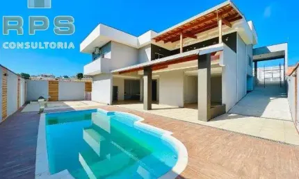 Casa à venda no condominio residenzialle toscana em bom jesus dos perdões, 3 quartos todos suítes, vaga para 6 carros, piscina, churrasqueira!