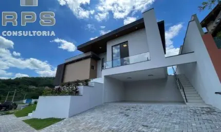 Casa pronta para morar no Condomínio Reserva São Nicolau em Atibaia, localizado dentro de Atibaia, 3 suítes, piscina, espaço gourmet com churrasqueira