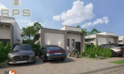 Casas térreas em construção em condomínio fechado, no Jardim Estãncia Brasil em Atibaia, 3 quartos sendo 3 suítes, amplo quintal e área de lazer!