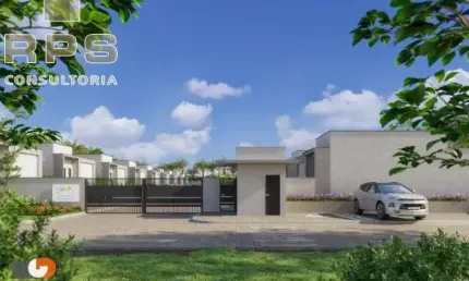 Casas térreas em construção em condomínio fechado, noJardim Estãncia Brasil em Atibaia, 3 quartos sendo 1 suíte, espaço gourmet e área de lazer!