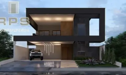 Casa no Condomínio Vista da Serra, em fase de construção, 3 suites, escritório, ambientes integrados entre sala e cozinha, espaço gourmet com piscina!