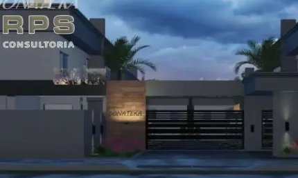 São 12 casas em condomínio  03 suites,  sendo a master com sacada  cozinha em conceito aberto , piscina e churrasqueira , 02 vagas de garagem