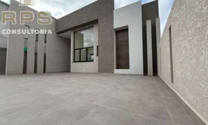Casa nova à venda no Condomínio Buona Vita em Atibaia, 3 suítes sendo uma com closet, Home office, Piscina, Salas integradas com área gourmet
