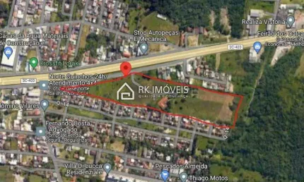 Terreno à venda na Rodovia Armando Calil Bulos, Vargem Grande, Florianópolis