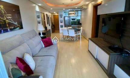 Apartamento a 150m da praia de Canasvieiras, com 3 dormitórios, sendo 1 suíte, churrasqueira, 2 vagas!