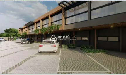 Casa sobrado, com 2 suítes com 80m², em projeto moderno na cachoeira.
