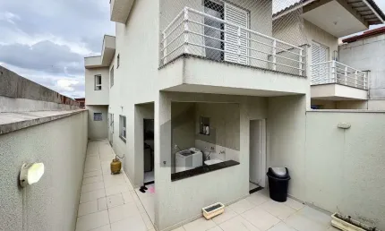 Sobrado para venda em suzano, cidade cruzeiro do sul, 3 dormitórios, 1 suíte, 4 banheiros, 2 vagas