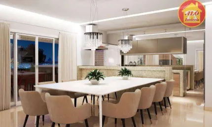 Apartamento com 3 dormitórios à venda, 115 m² por r$ 1.021.000,00 - vila guilhermina - praia grande/sp