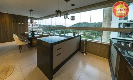 Apartamento com 4 quartos  à venda, 147 m² por R$ 1.950.000 - Canto do Forte - Praia Grande/SP