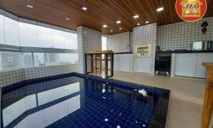 Apartamento com 4 dormitórios à venda, 205 m² por R$ 1.950.000,00 - Canto do Forte - Praia Grande/SP
