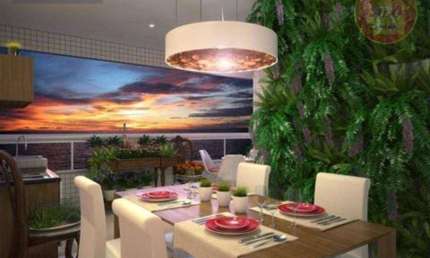 Apartamento com 2 dormitórios à venda, 69 m² por R$ 572.060,80 - Canto do Forte - Praia Grande/SP