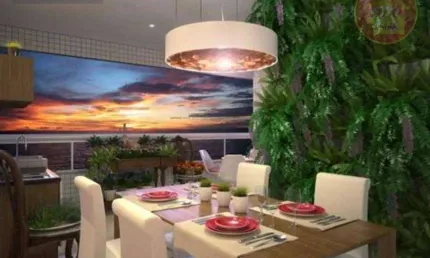 Apartamento com 2 dormitórios à venda, 74 m² por R$ 633.172,28 - Canto do Forte - Praia Grande/SP